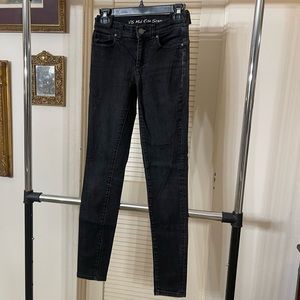 RARE Victoria’s Secret VS Mid Rise Siren Skinny Jeans in dark grey
